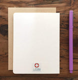 Thank You Hand Sewn Card-Cards-The Cole Card Company