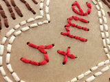 Valentine's Day Hand Sewn Card-Cards-The Cole Card Company