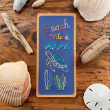 Beach Vibes handsewn bookmark