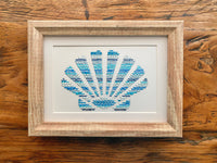 Hand-Sewn Seashell Art