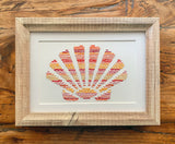 Hand-Sewn Seashell Art