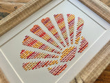 Hand-Sewn Seashell Art