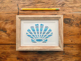 Hand-Sewn Seashell Art