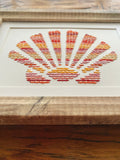 Hand-Sewn Seashell Art
