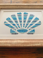 Hand-Sewn Seashell Art