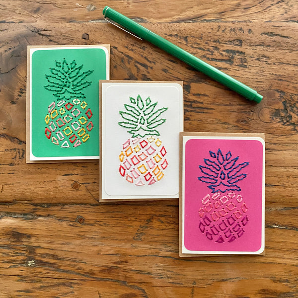 Mini Pineapple Cards