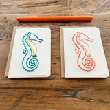 Mini Seashorse Cards