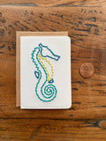 Mini Seashorse Cards