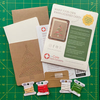 Embroidery Card Kit DIY - Christmas Tree