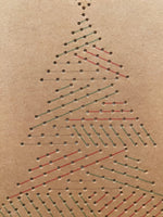 Embroidery Card Kit DIY - Christmas Tree