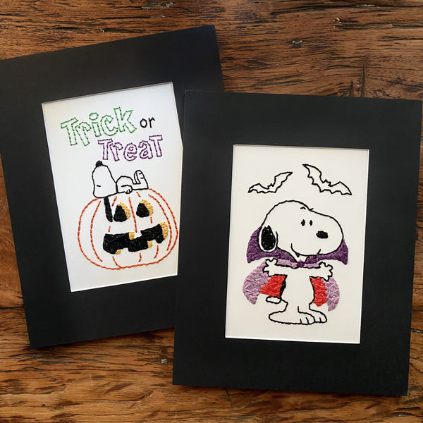 Snoopy Inspired Halloween Art