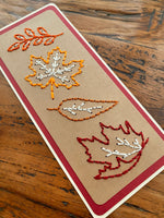 Fall Leaves Bookmark