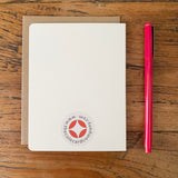 Sending Love Hand Sewn Card