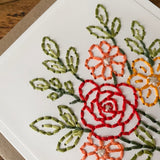 Sending Love Hand Sewn Card