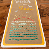 Faith Over Fear Inspirational Bookmark
