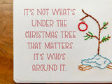 Charlie Brown Christmas Tree Card
