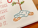 Charlie Brown Christmas Tree Card