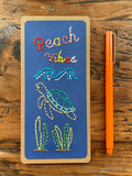 Beach Vibes Hand Sewn Bookmark