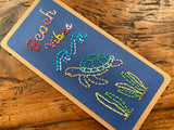 Beach Vibes Hand Sewn Bookmark