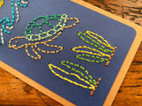 Beach Vibes Hand Sewn Bookmark