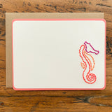Hand Sewn Sea Life Stationery Set