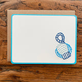 Hand Sewn Nautical Stationery Set