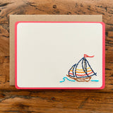 Hand Sewn Nautical Stationery Set