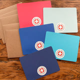Hand Sewn Nautical Stationery Set