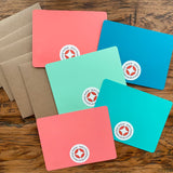 Hand Sewn Sea Life Stationery Set