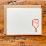 Hand Sewn Pickleball Stationery Set