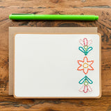 Mexican Design Embroidered Stationery