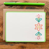 Mexican Design Embroidered Stationery