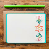 Mexican Design Embroidered Stationery