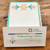 Mexican Design Embroidered Stationery