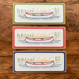 Hand Sewn Canoe Lake Bookmark