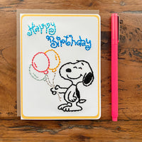 Snoopy Happy Birthday Card