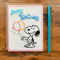 Snoopy Happy Birthday Card