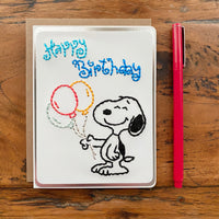 Snoopy Happy Birthday Card