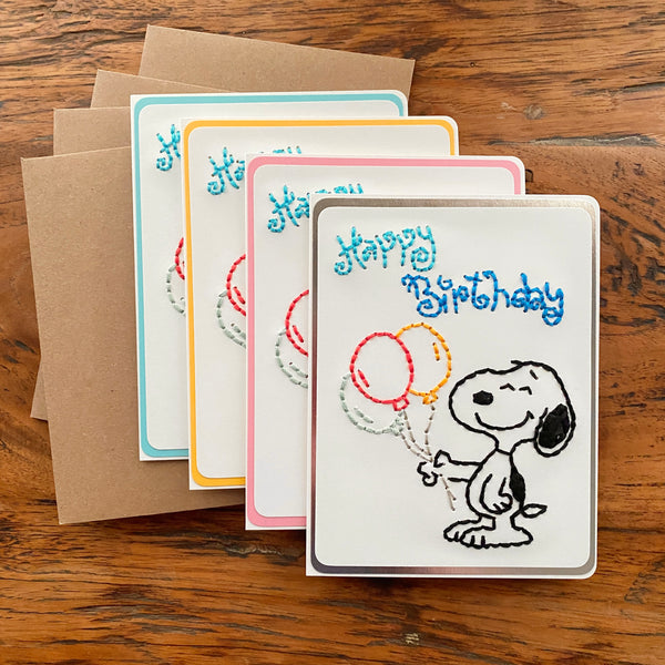 Snoopy Happy Birthday Card