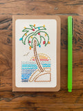 Christmas Lights Palm Tree Journal