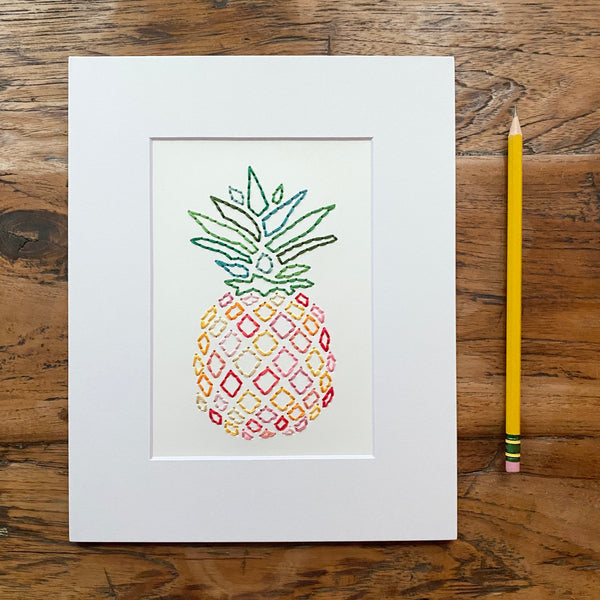 Pineapple Unframed Art