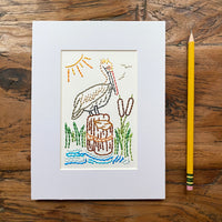 Pelican Unframed Art