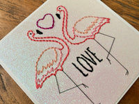 Flamingo Love Card