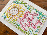 Happy Mothers Day Sunflower Card
