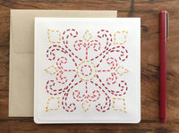 Decorative Tile Design Card-Cards-The Cole Card Company