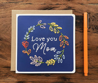 Love you Mom Mother's Day Card