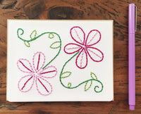 Floral Design Card-Cards-The Cole Card Company