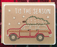 Jeep Wagoneer with Christmas Tree Card-Cards-The Cole Card Company