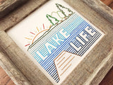 Lake Life Art | Framed-Wall Art-The Cole Card Company