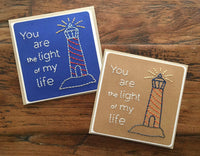Lighthouse Hand Sewn Card-Cards-The Cole Card Company